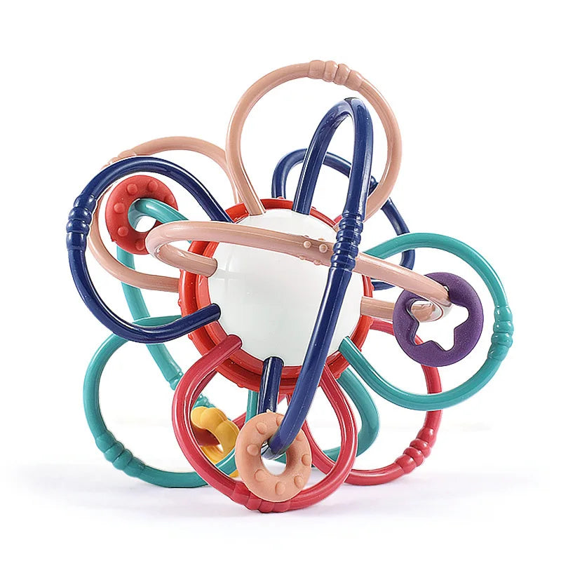Baby Rattle Teether Educational Sensory Toy
