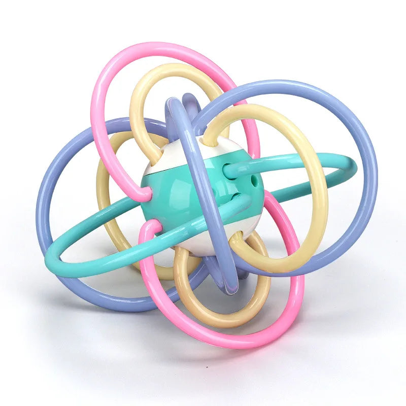 Baby Rattle Teether Educational Sensory Toy