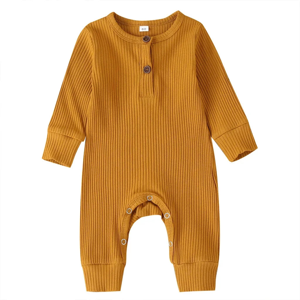 Autumn Baby Boys Girls Cotton Romper Jumpsuit
