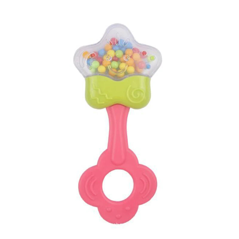 Baby Rattle Teether Educational Sensory Toy