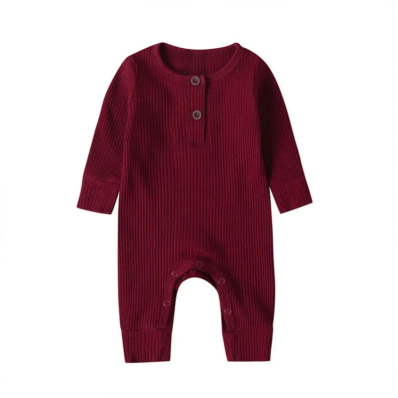 Autumn Baby Boys Girls Cotton Romper Jumpsuit