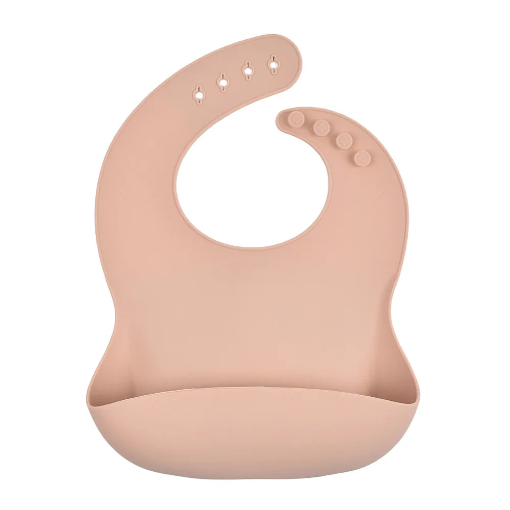 Silicone Baby Bibs Waterproof Toddler Feeding Bibs