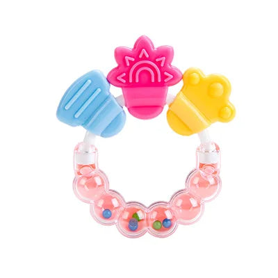 Baby Rattle Teether Educational Sensory Toy