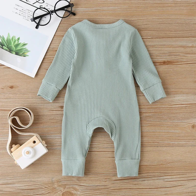 Autumn Baby Boys Girls Cotton Romper Jumpsuit