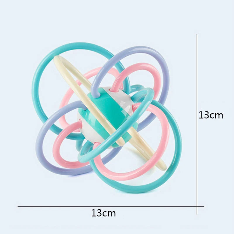 Baby Rattle Teether Educational Sensory Toy
