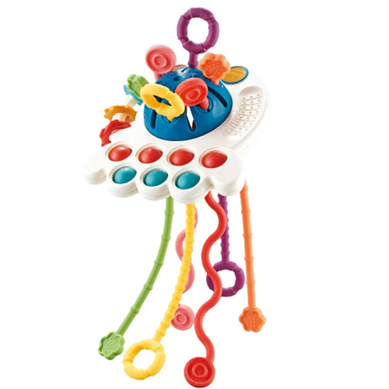 Baby Rattle Teether Educational Sensory Toy