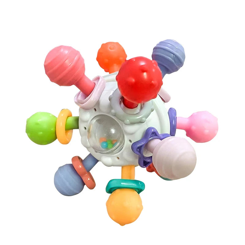 Baby Rattle Teether Educational Sensory Toy