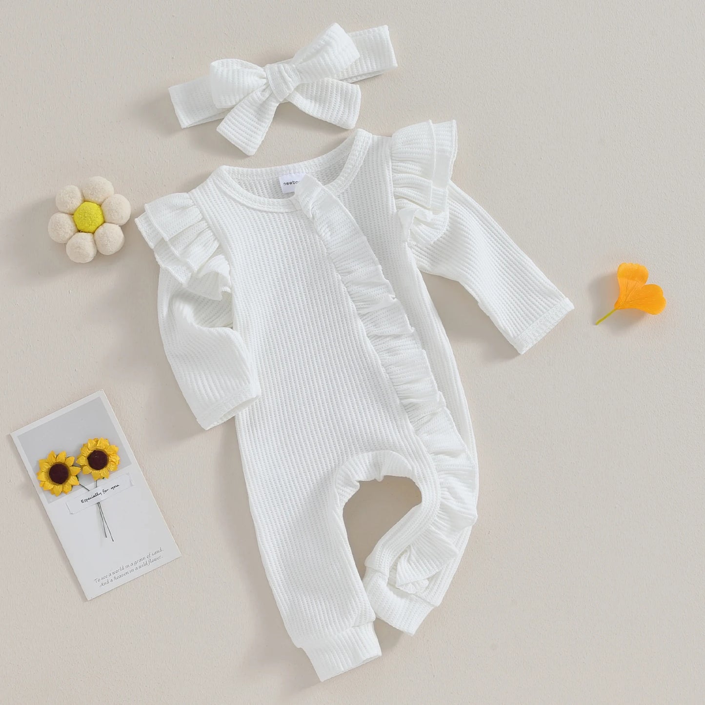 Infant Baby Girl Autumn Jumpsuit