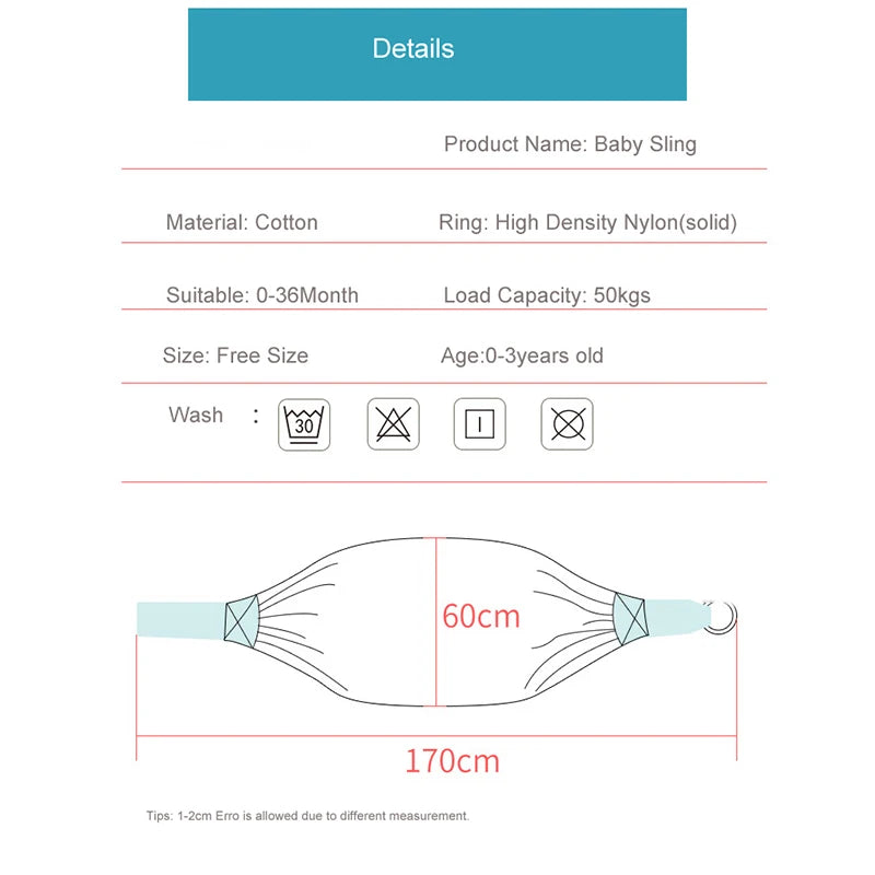 Baby Wrap Sling Nursing Cover Carrier