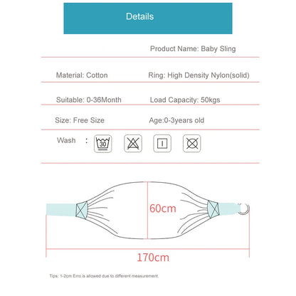 Baby Wrap Sling Nursing Cover Carrier