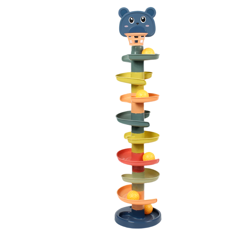 Montessori Baby Rolling Ball Tower Toy