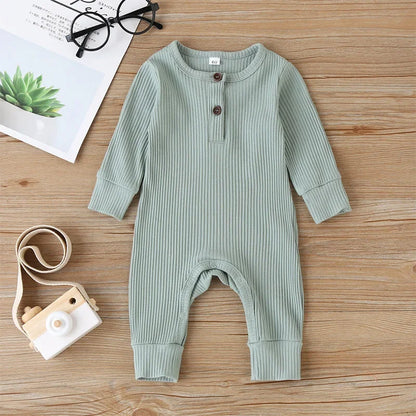 Autumn Baby Boys Girls Cotton Romper Jumpsuit