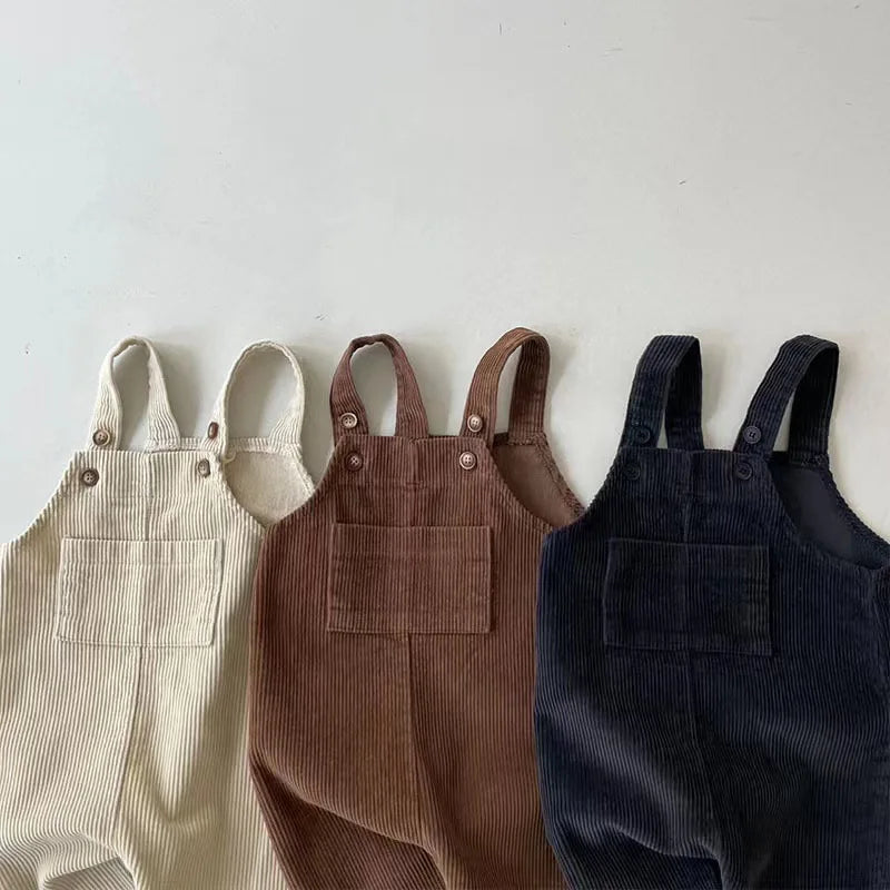 Corduroy Toddler Romper Jumpsuit