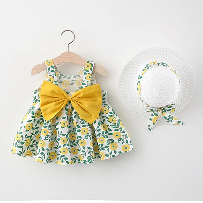 Toddler Summer Cotton Suspender Dress