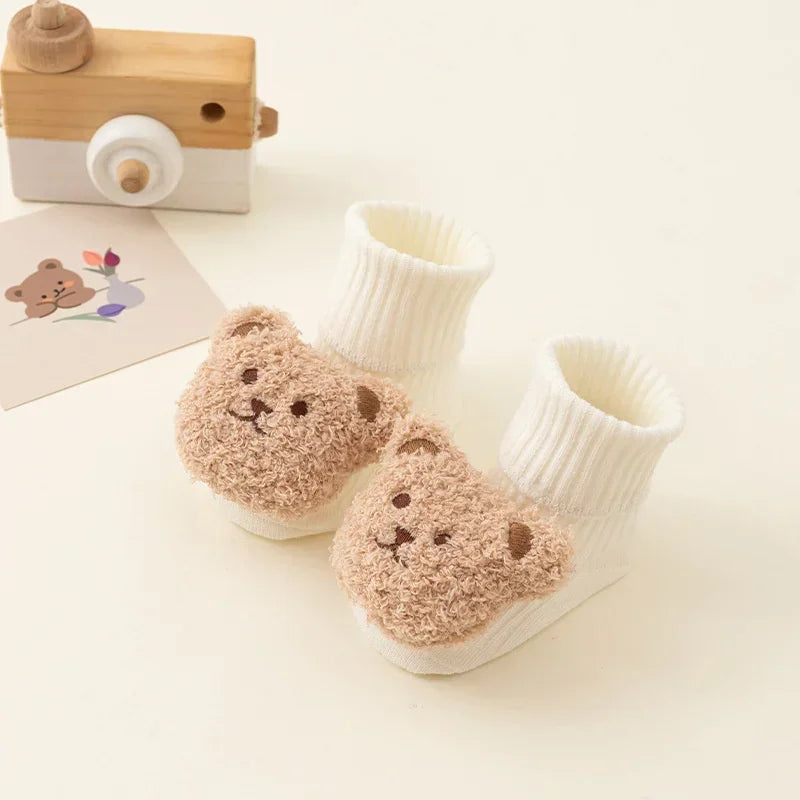 Cute Cartoon Bear Baby Socks