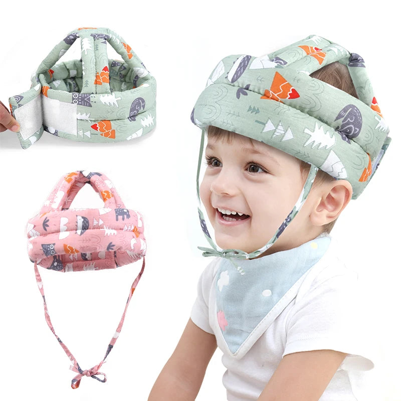 Soft Adjustable Baby Safety Helmet