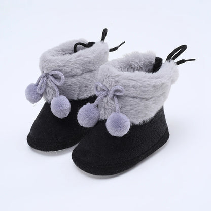 Winter Warm Baby Booties