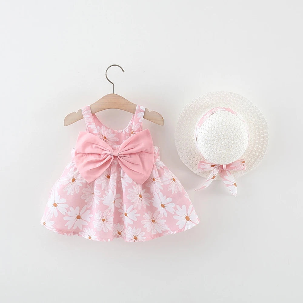 Toddler Summer Cotton Suspender Dress