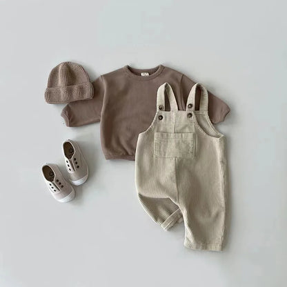 Corduroy Toddler Romper Jumpsuit