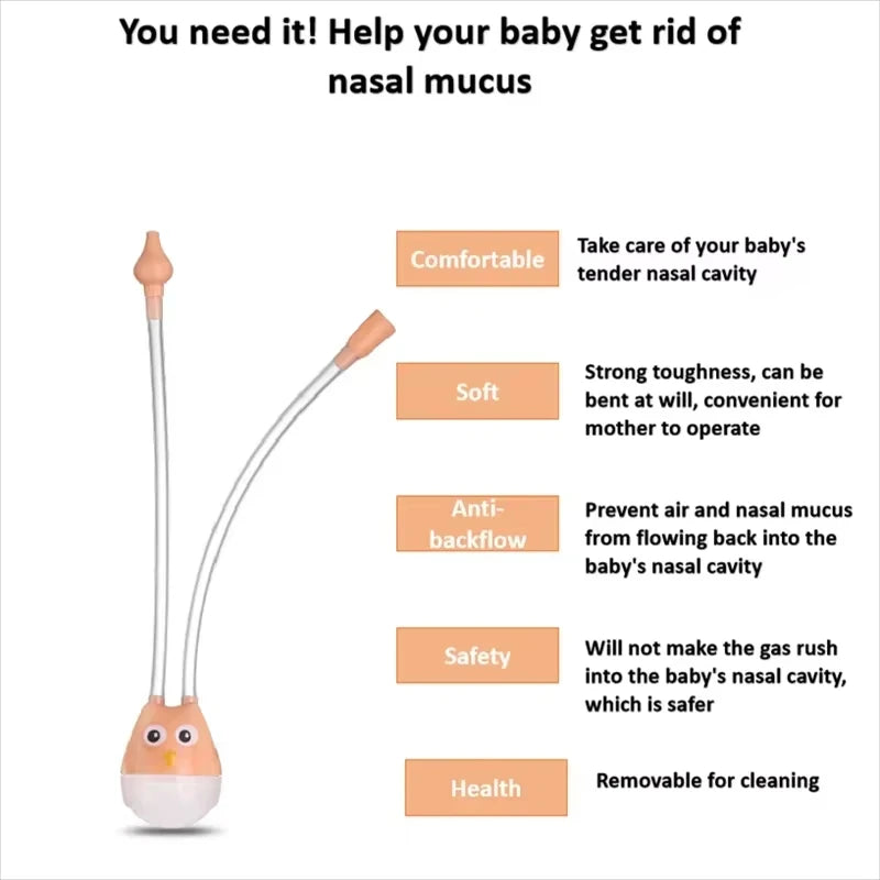 Baby Nasal Aspirator Cleaner Tube