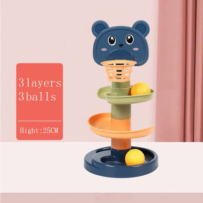 Montessori Rolling Ball Tower Toy