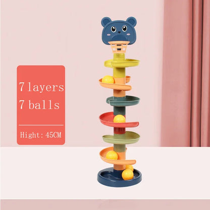 Montessori Rolling Ball Tower Toy