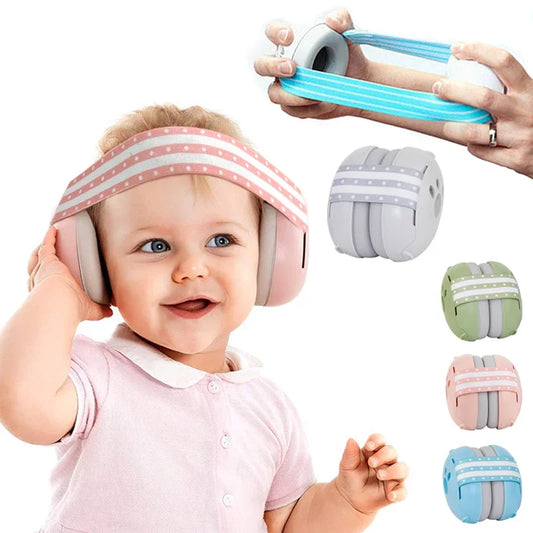 Elastic Baby Ear Protection Earmuffs Noise Reduction Headphones