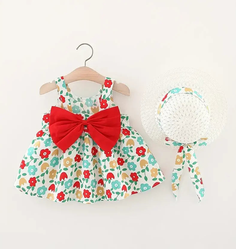 Toddler Summer Cotton Suspender Dress