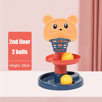 Montessori Baby Rolling Ball Tower Toy