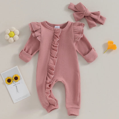 Infant Baby Girl Autumn Jumpsuit