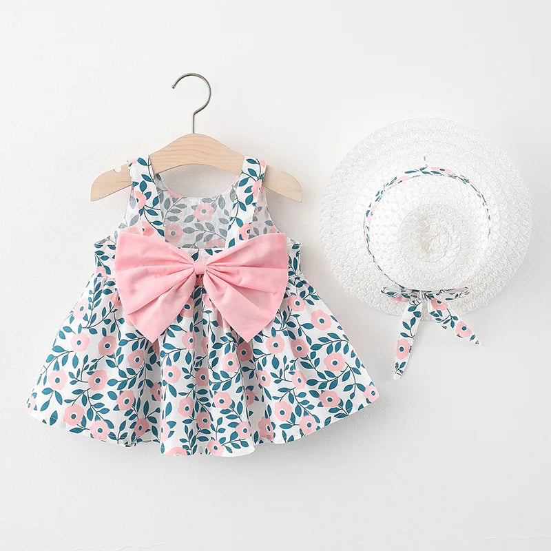 Toddler Summer Cotton Suspender Dress