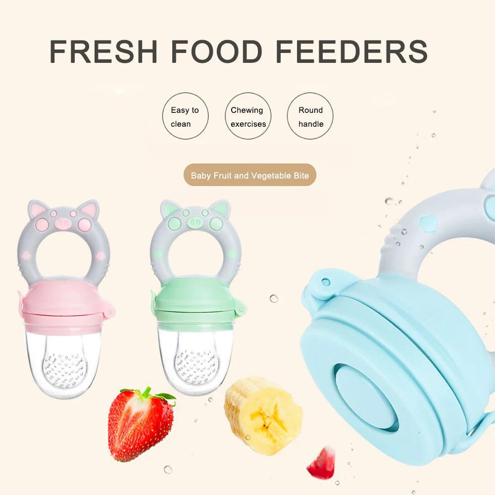 Silicone Fresh Food Nibbler Baby Feeder