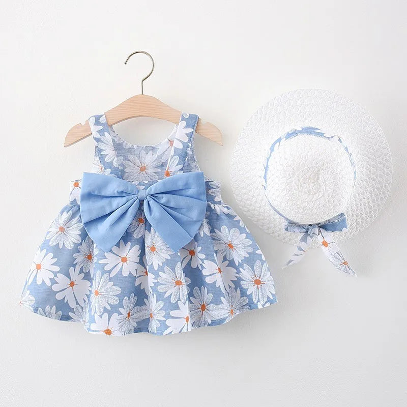 Toddler Summer Cotton Suspender Dress