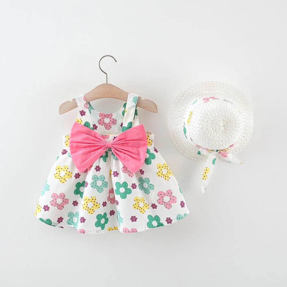 Toddler Summer Cotton Suspender Dress