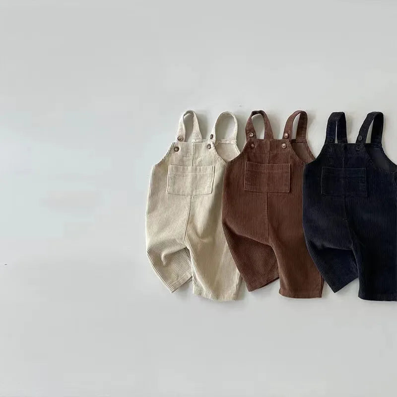 Corduroy Toddler Romper Jumpsuit