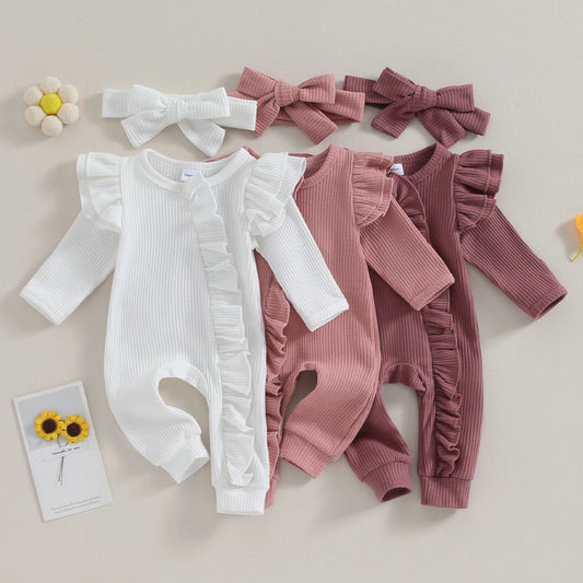 Infant Baby Girl Autumn Jumpsuit