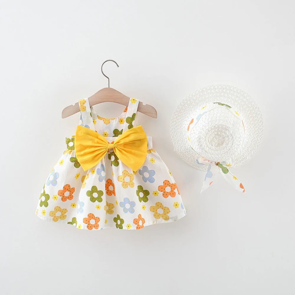 Toddler Summer Cotton Suspender Dress